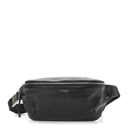 Saint Laurent Calfskin Belt Bag Black 1 of 9