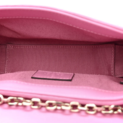 Gucci Tweed GG Monogram Mini GG Marmont Shoulder Bag Pink Red 5 of 11
