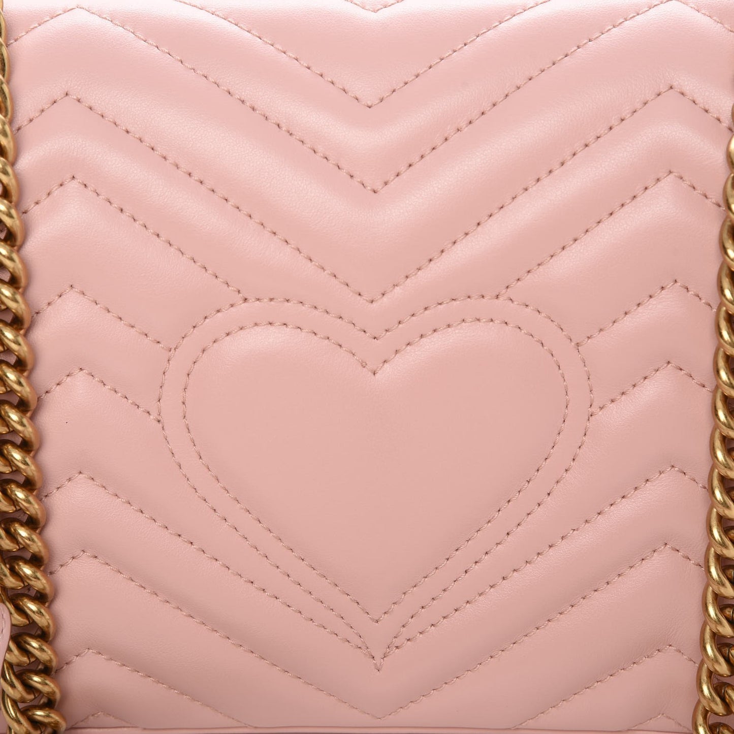 Calfskin Matelasse Small GG Marmont Shoulder Bag Perfect Pink