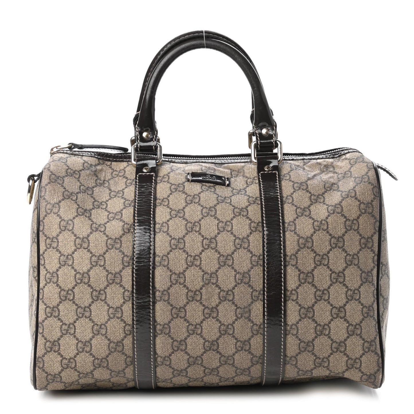 GG Plus Monogram Medium Joy Boston Dark Brown