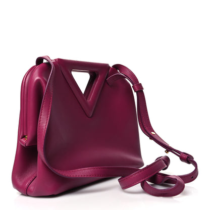 Bottega Veneta Calfskin Small The Point Triangle Bag Cinnabar 3 of 11