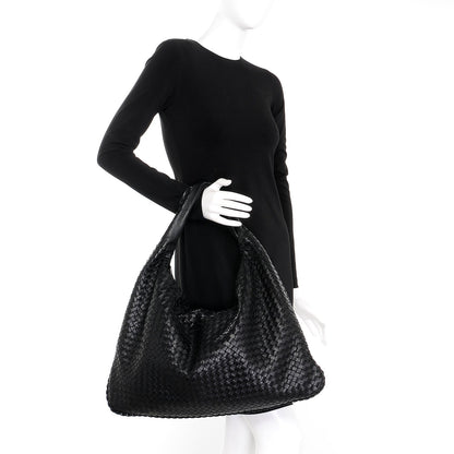 Bottega Veneta Nappa Intrecciato Maxi Veneta Hobo Nero Black 2 of 9