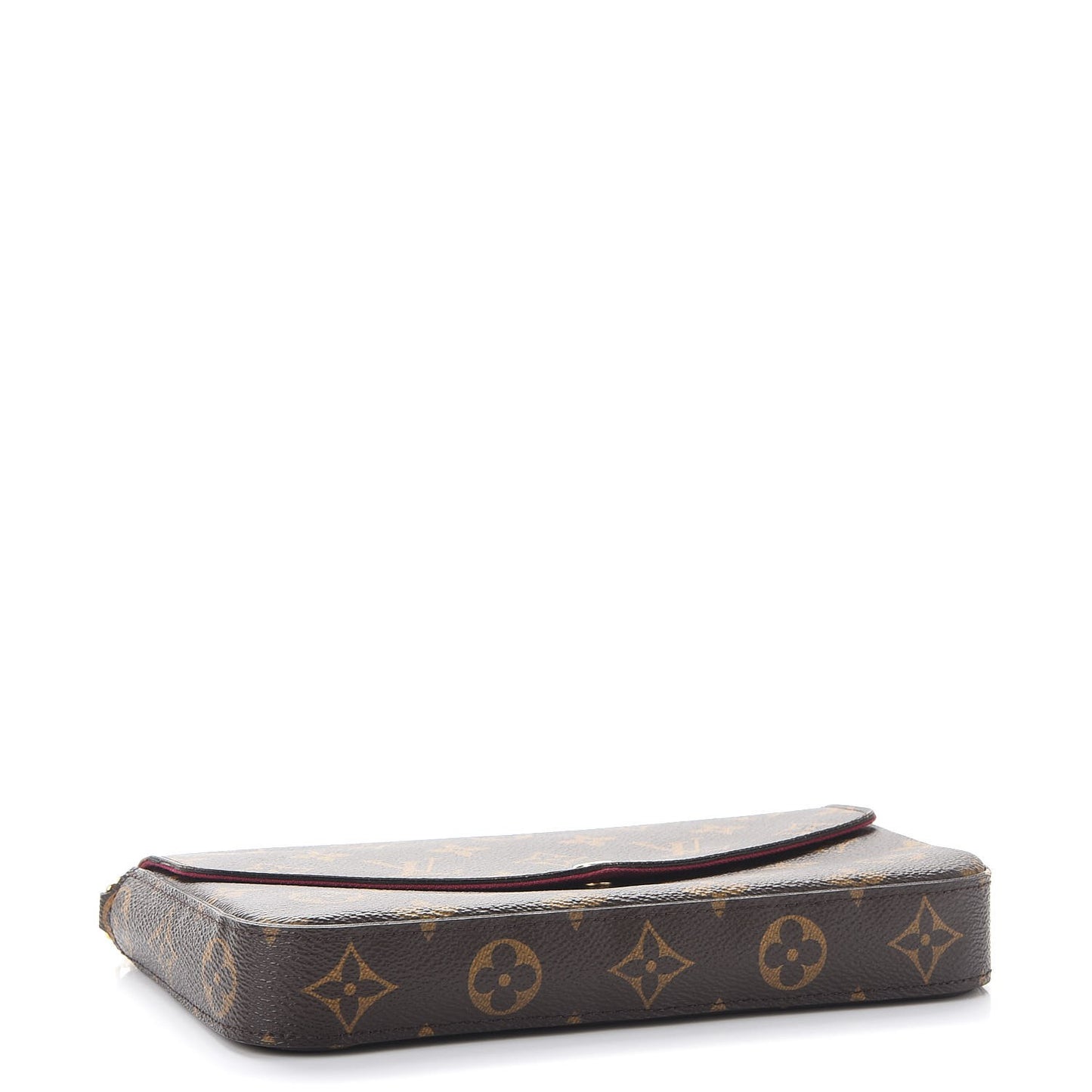 Monogram Pochette Felicie Chain Wallet Fuchsia