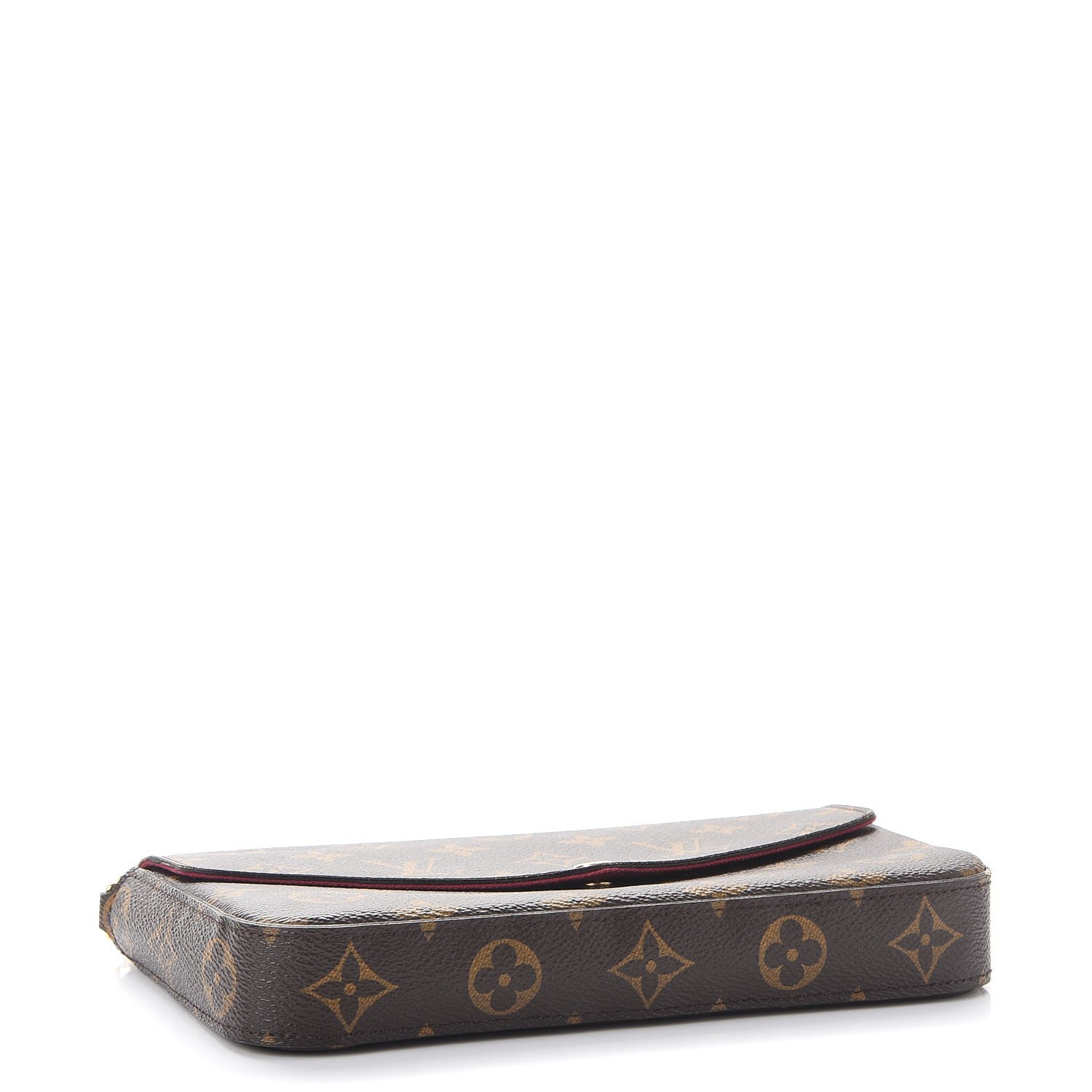 Louis Vuitton Monogram Pochette Felicie Chain Wallet Fuchsia 6 of 11