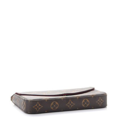 Louis Vuitton Monogram Pochette Felicie Chain Wallet Fuchsia 6 of 11