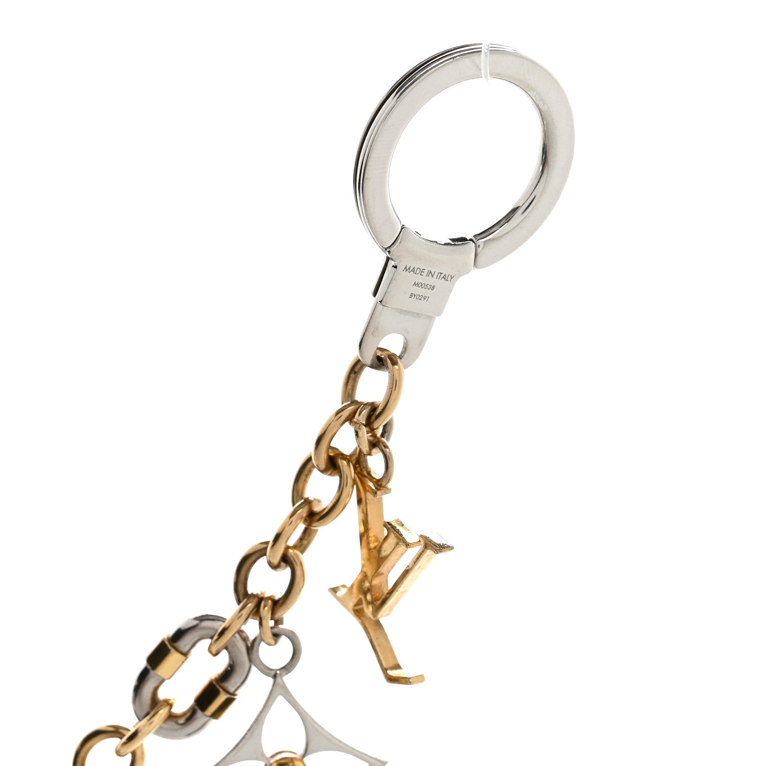 Louis Vuitton Metal Padlock Key Holder Silver 4 of 6