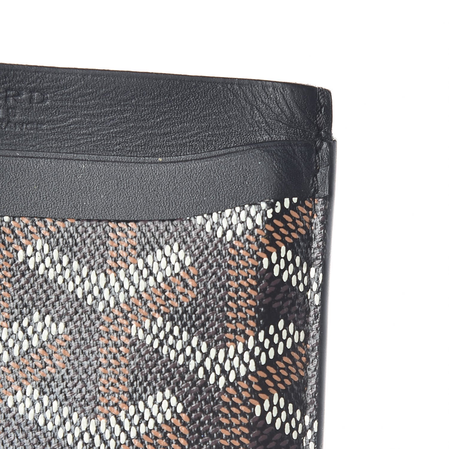 Goyard Goyardine Saint Sulpice Card Holder Black 10 of 11