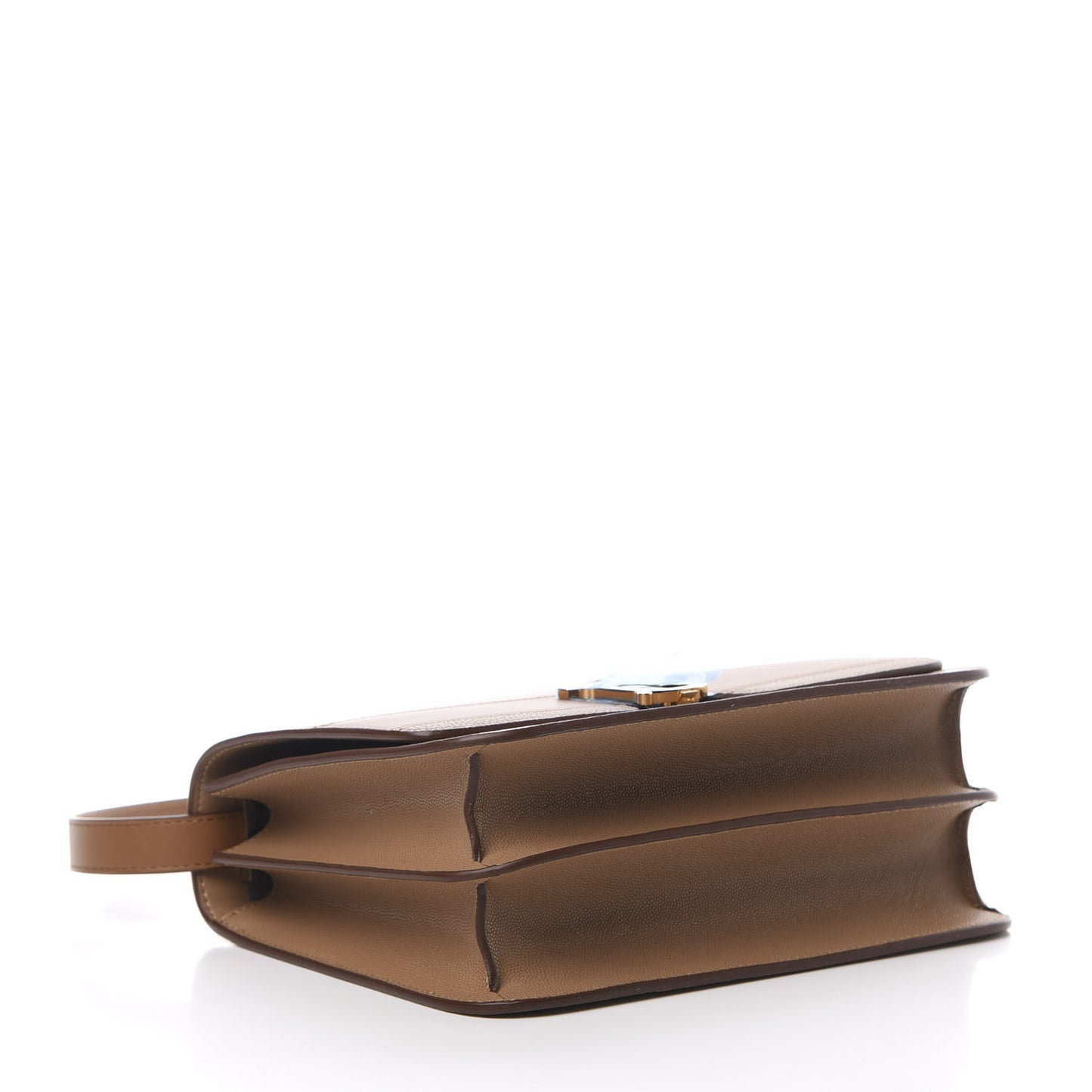 Calfskin Paneled Medium TB Bag Maple