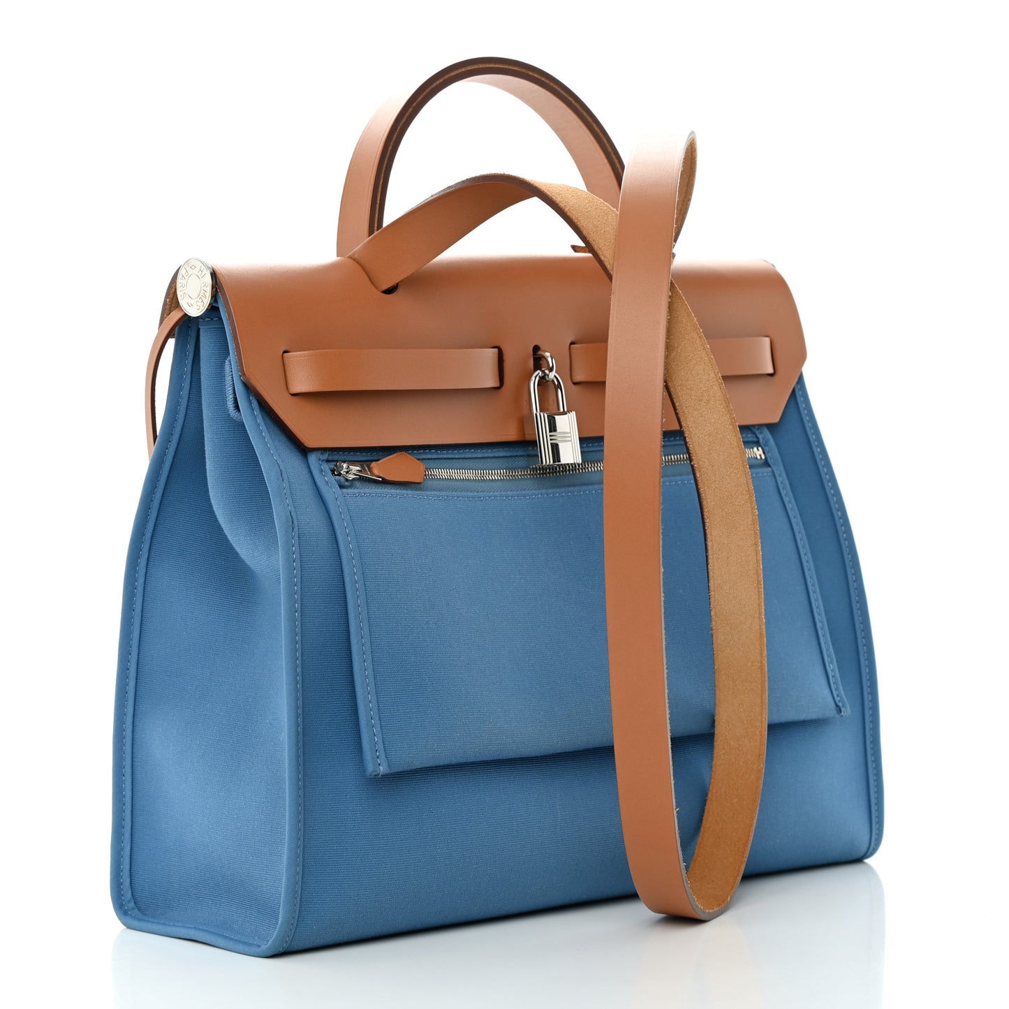 Vache Hunter Toile Herbag Zip 31 PM Azur Natural
