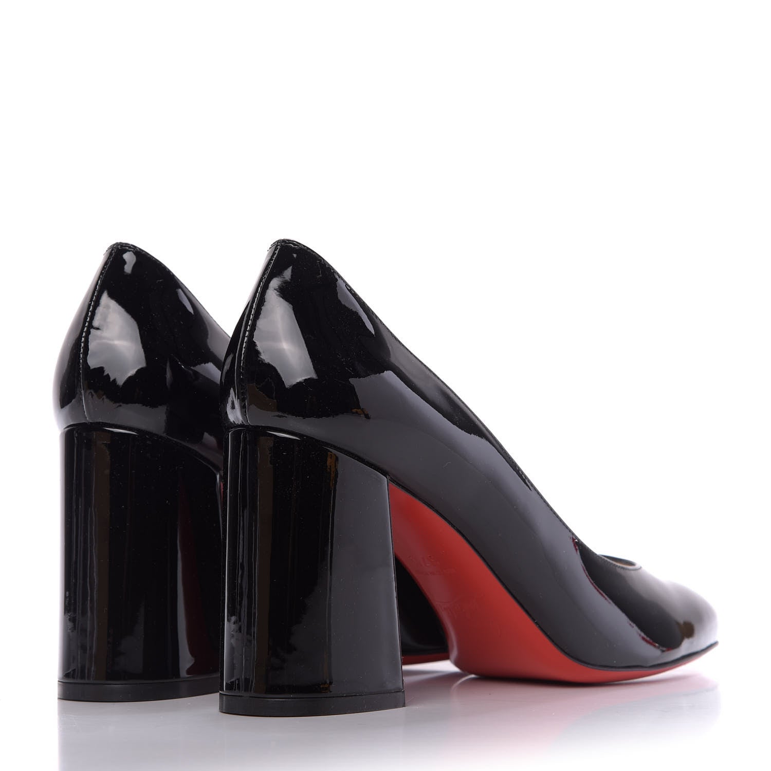 Christian Louboutin Patent Baobab 85 Pumps 37.5 Black 4 of 10
