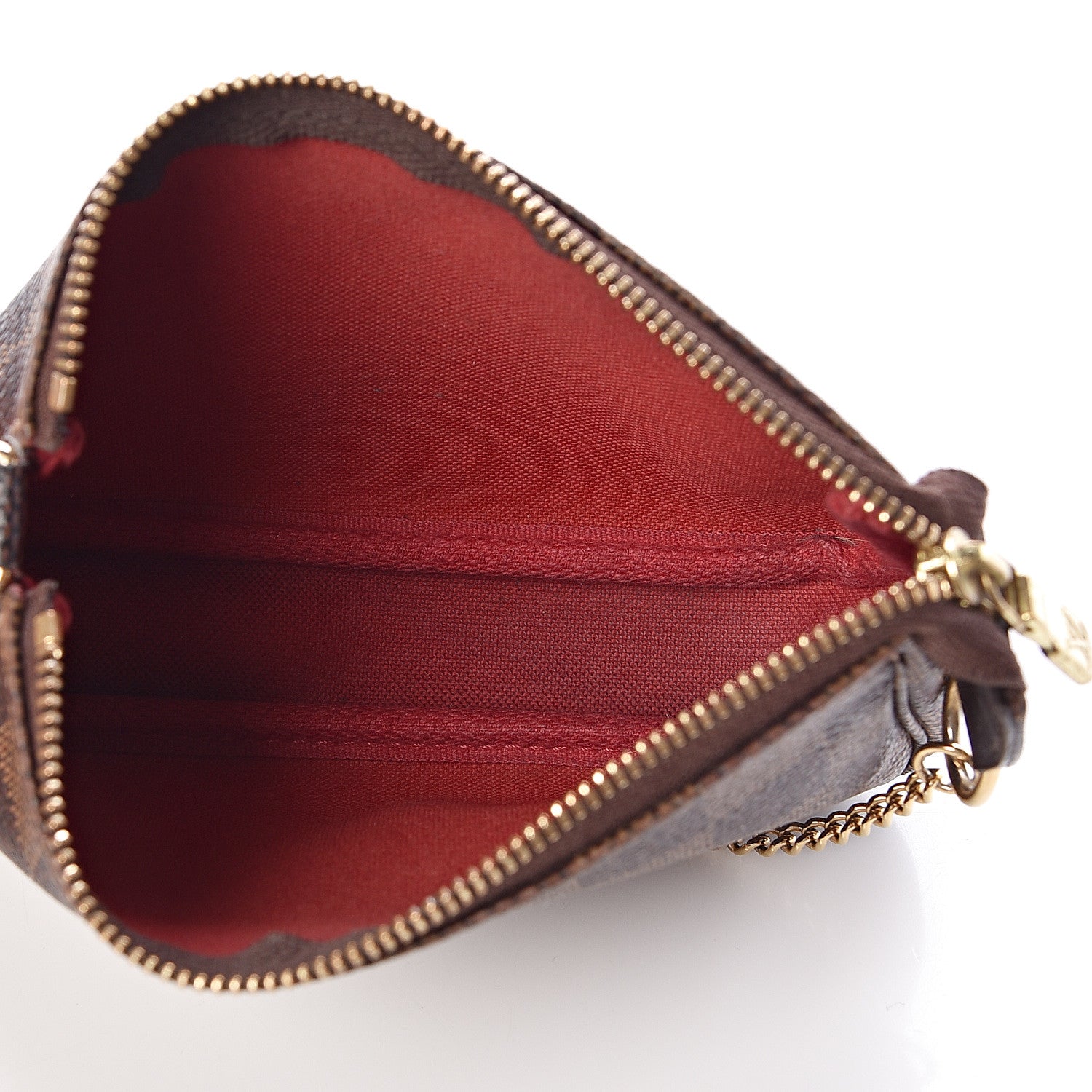 Louis Vuitton Damier Ebene Mini Pochette Accessories 5 of 9