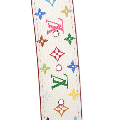 Louis Vuitton Monogram Multicolor LV Cut Reversible Belt 80 32 White Grenade 7 of 7