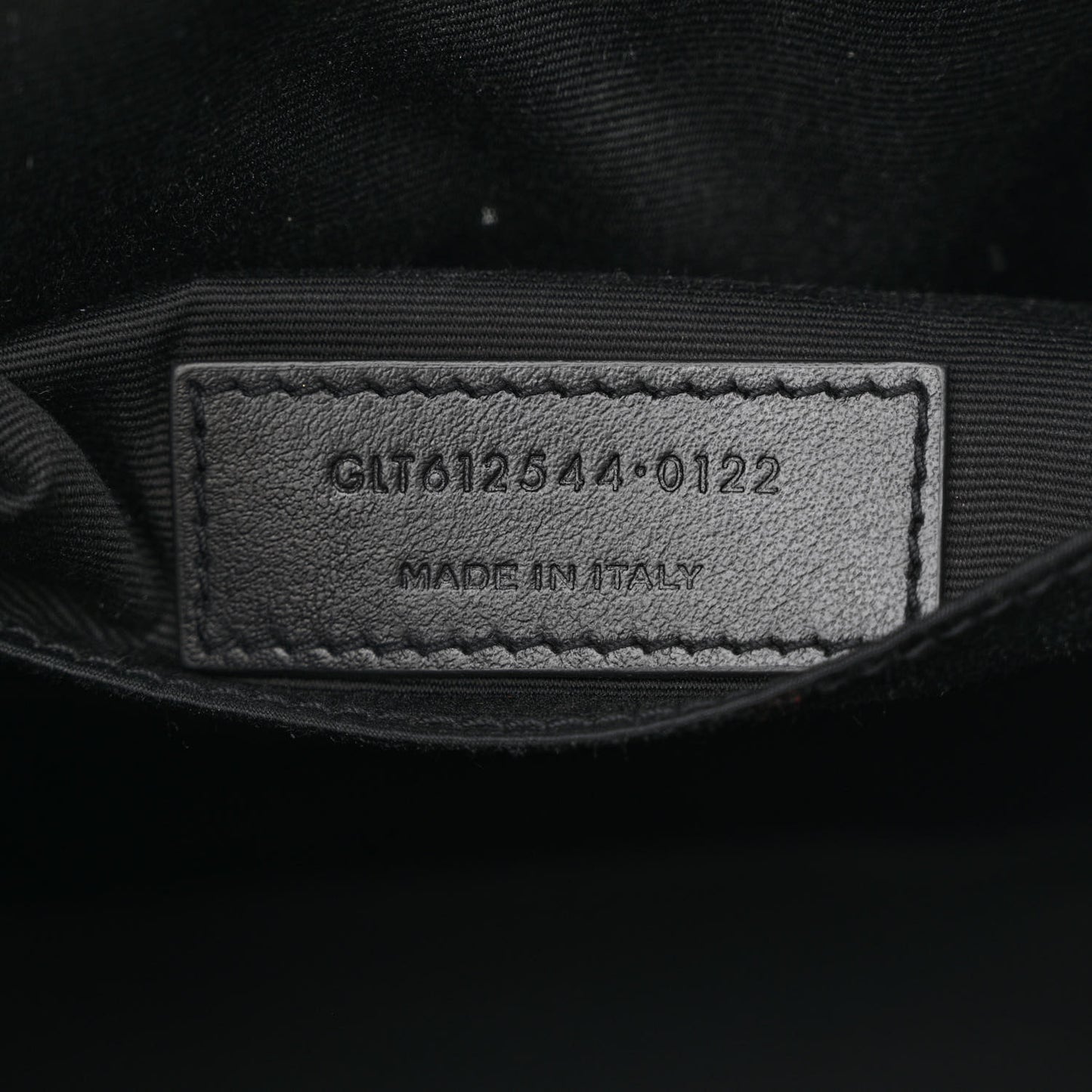 Calfskin Matelasse Monogram Lou Camera Bag Black