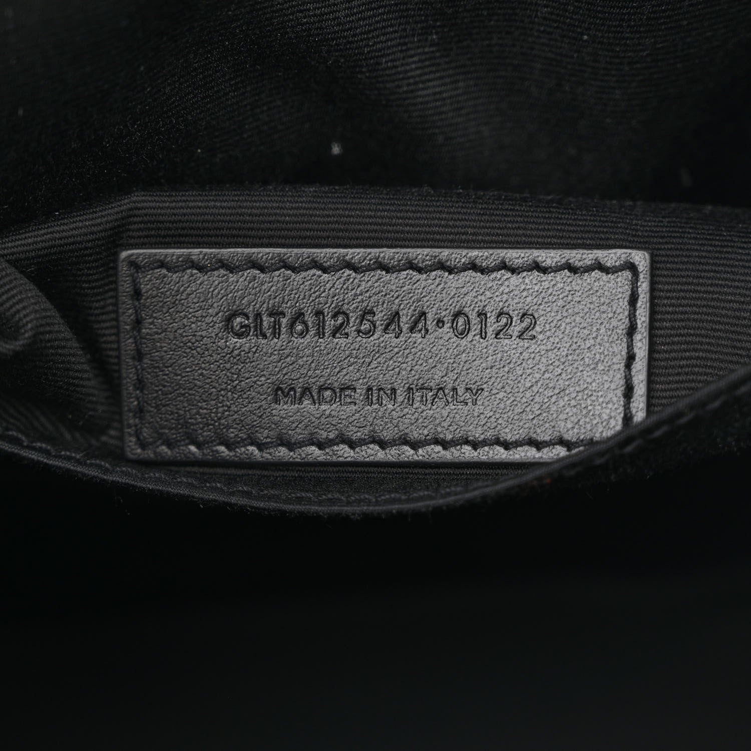 Saint Laurent Calfskin Matelasse Monogram Lou Camera Bag Black 7 of 10