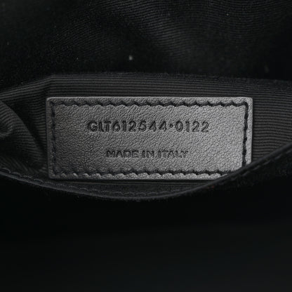 Saint Laurent Calfskin Matelasse Monogram Lou Camera Bag Black 7 of 10