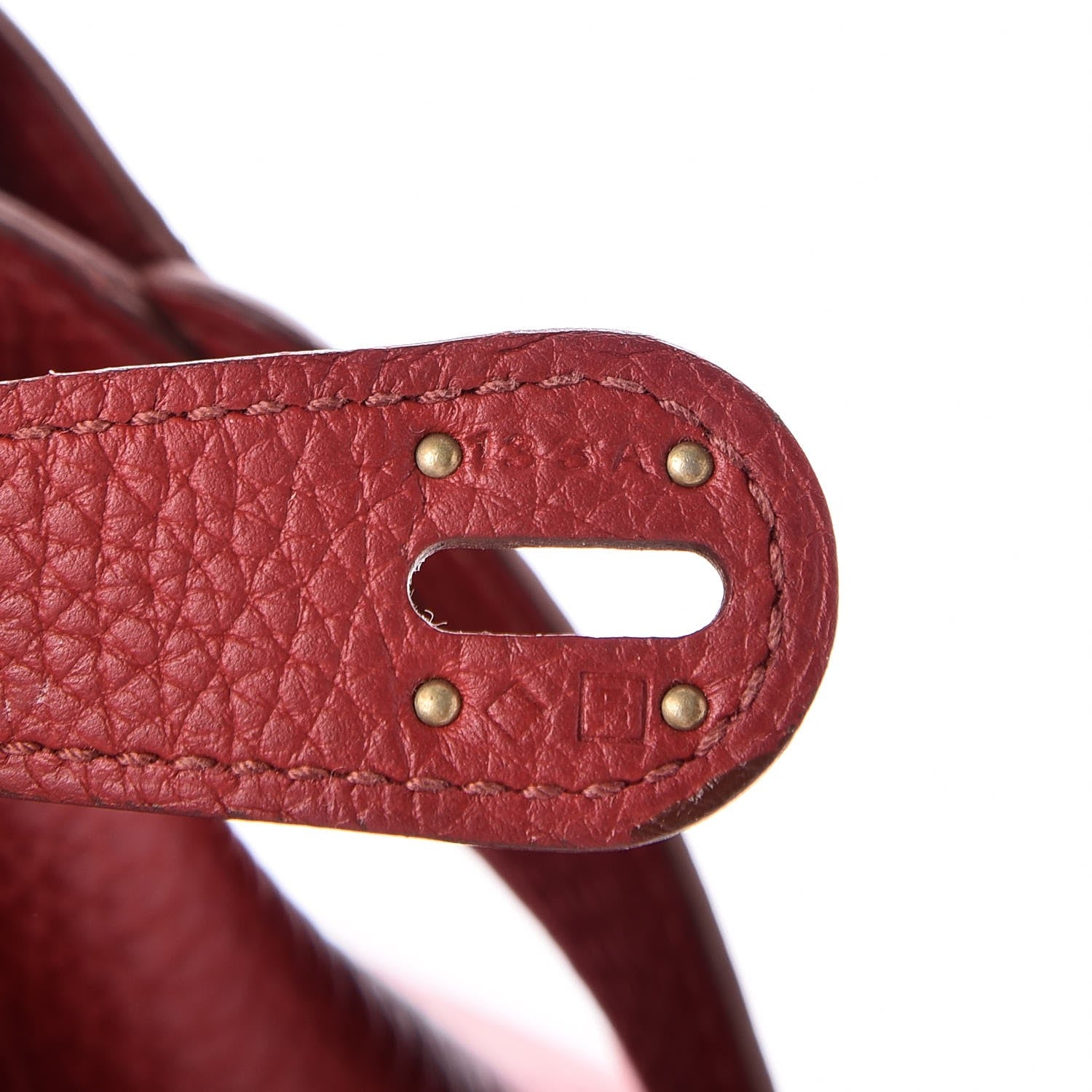 Hermes Taurillon Clemence Lindy 30 Rouge Garance 6 of 13