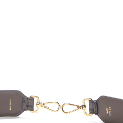 Fendi Vitello Century Bi-Color FF 1974 Embossed Strap You Maya Black 3 of 7