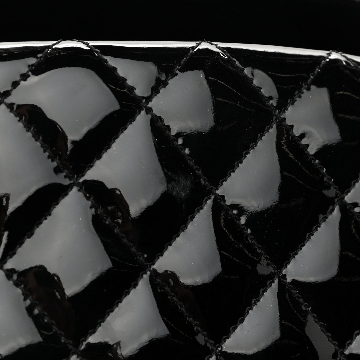 Chanel Patent Quilted Medium Just Mademoiselle Black 11 of 11