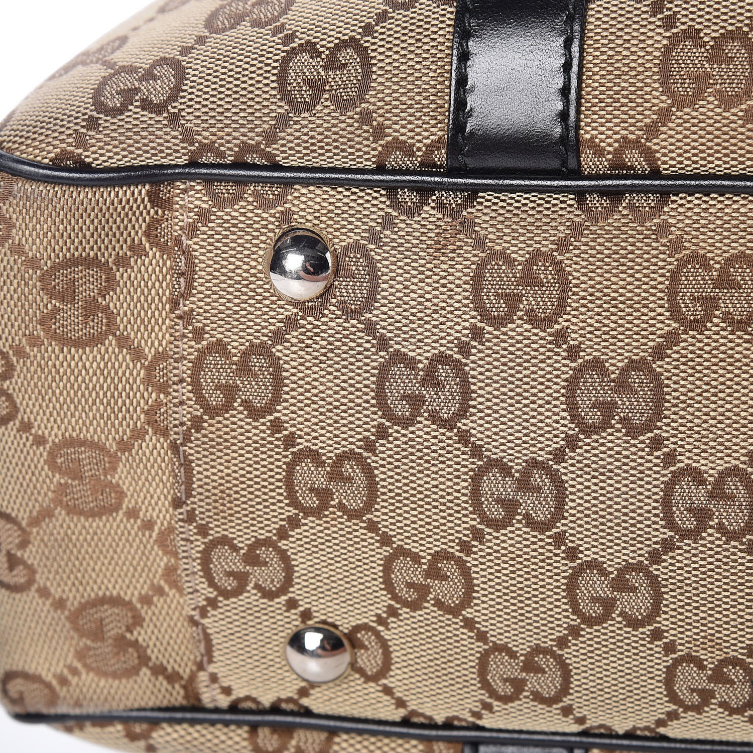 Gucci Monogram Medium Twins Tote Black 10 of 13