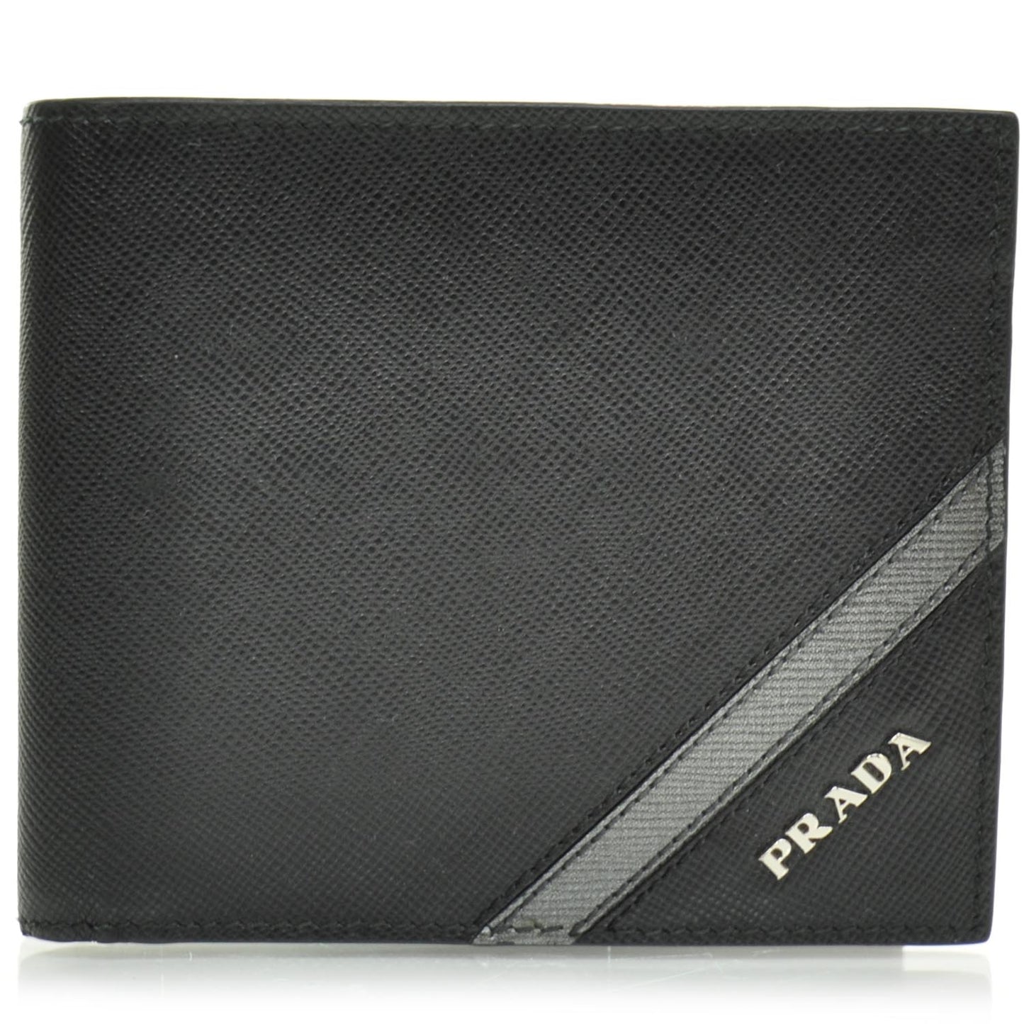 Saffiano Bi-Fold Wallet Black