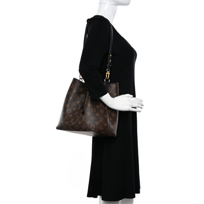Louis Vuitton Monogram Neonoe MM Black 2 of 9