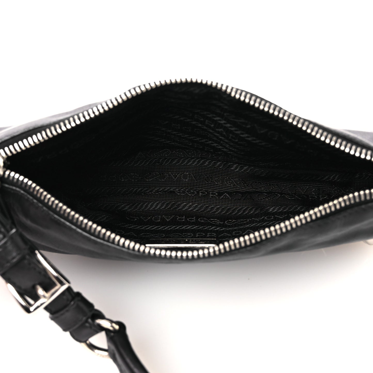 Calfskin Studded Shoulder Bag Black
