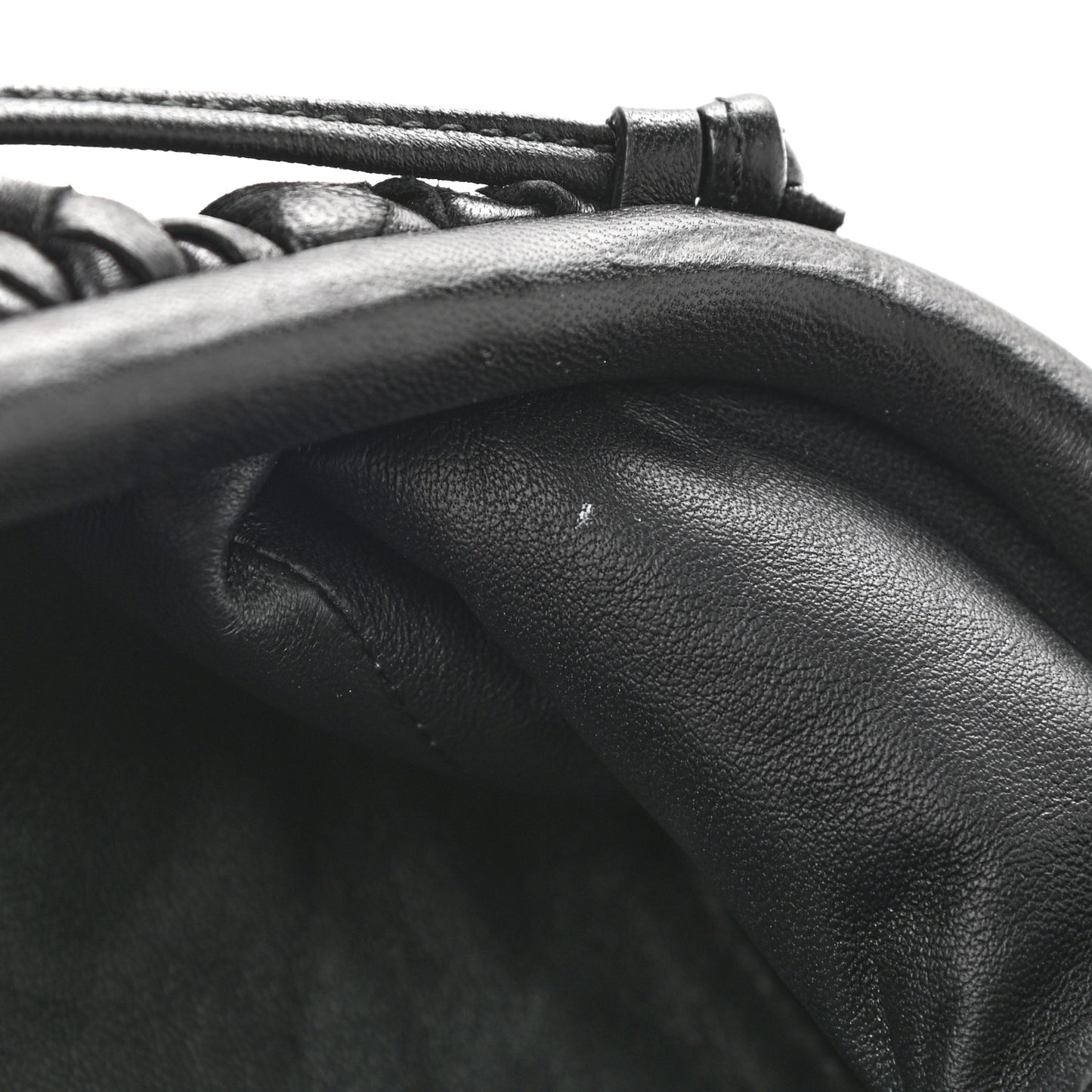 Nappa Intrecciato The Mini Pouch Black