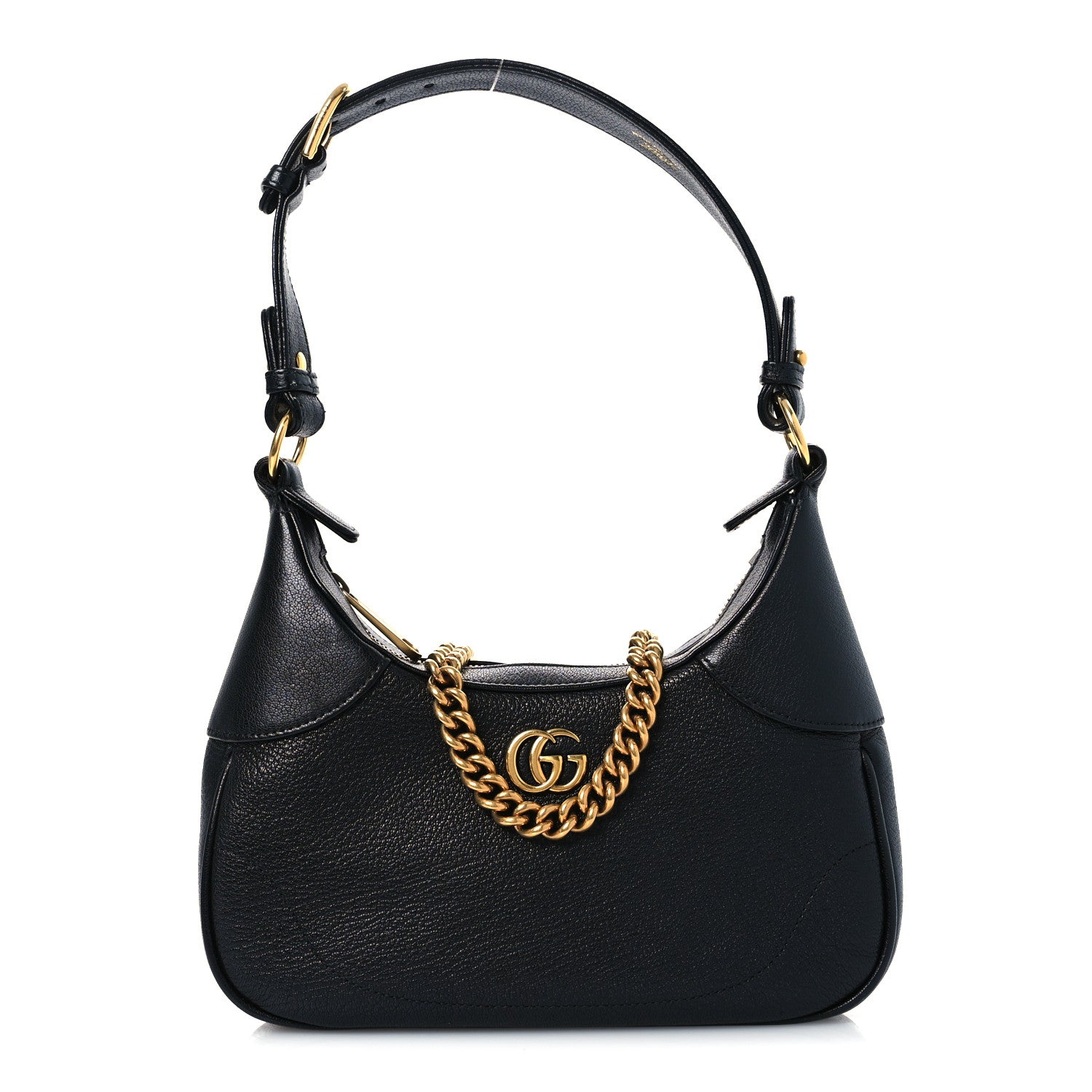 Gucci Goatskin Small Aphrodite Shoulder Bag Black 1 of 11