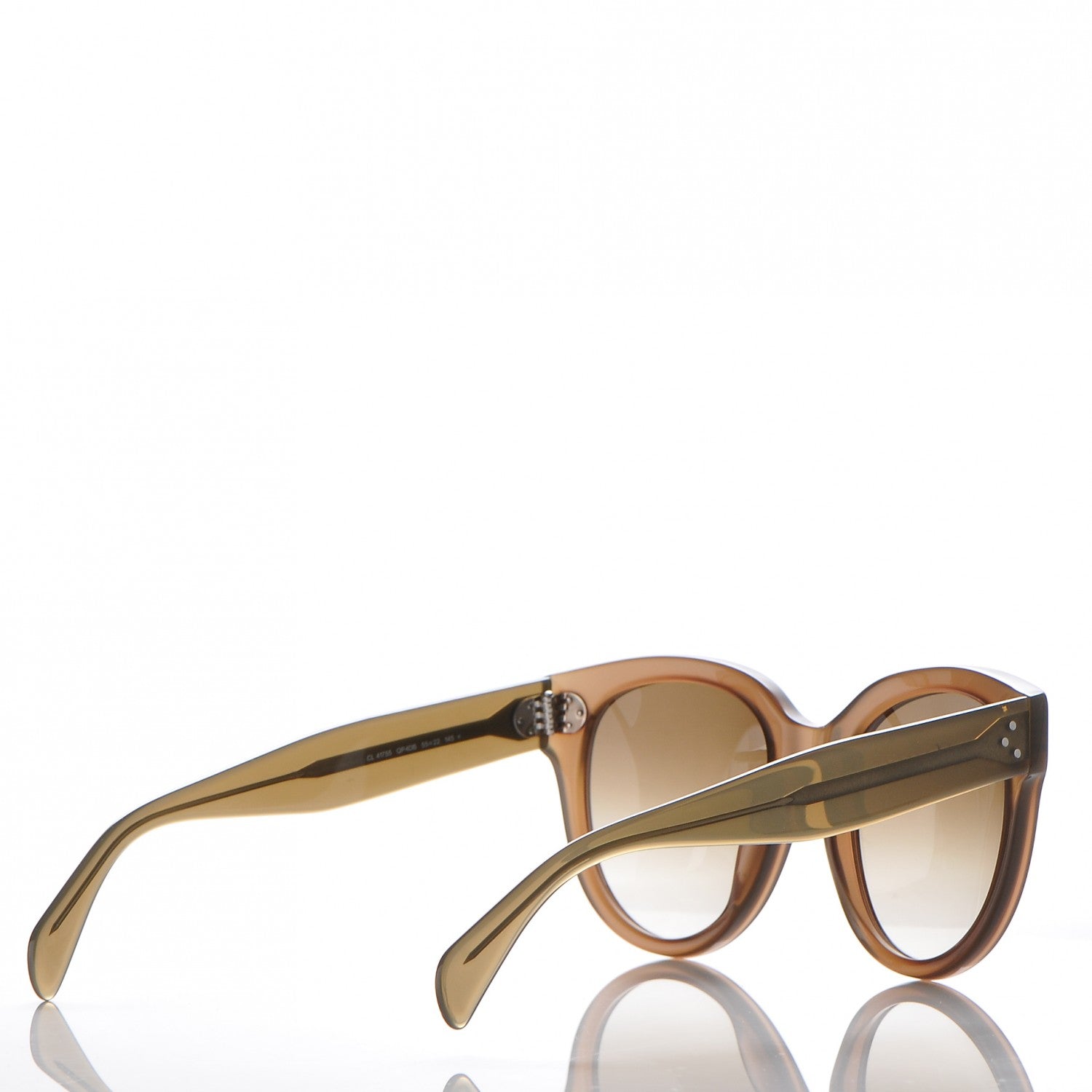 Celine Audrey Sunglasses CL 41755 Military 4 of 7