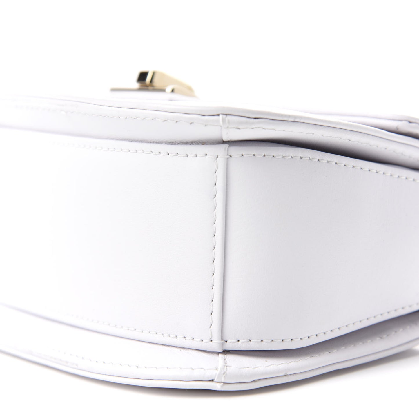 Calfskin VLTN Small Shoulder Bag White