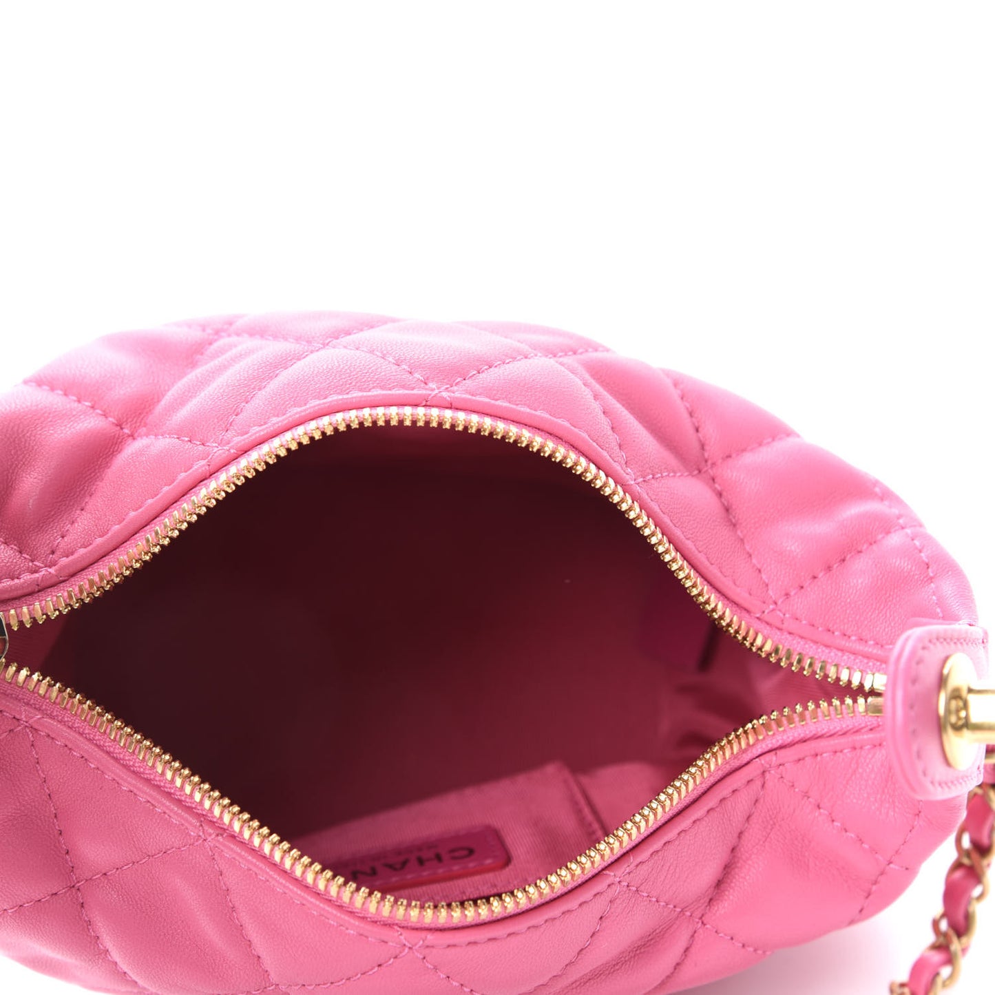 Lambskin Quilted Small Perfect Meeting Hobo Pink