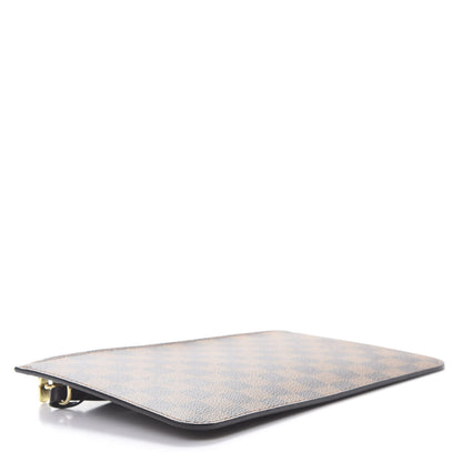 Louis Vuitton Damier Ebene Neverfull MM GM Pochette 4 of 9