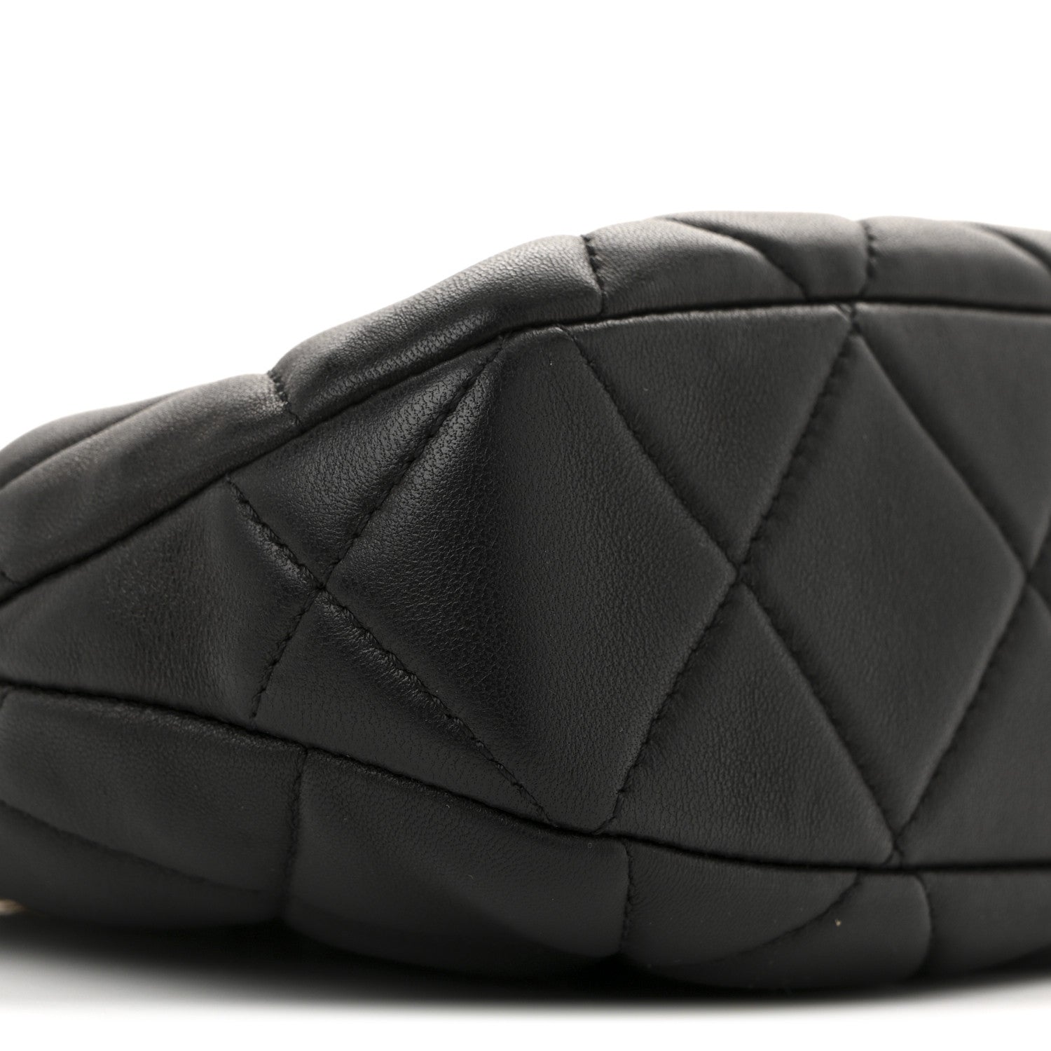 Chanel Lambskin Quilted CC Chain Hobo Black 9 of 14