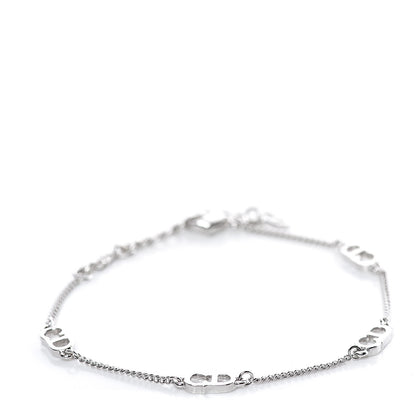 Christian Dior Metal CD Bracelet Silver 1 of 3