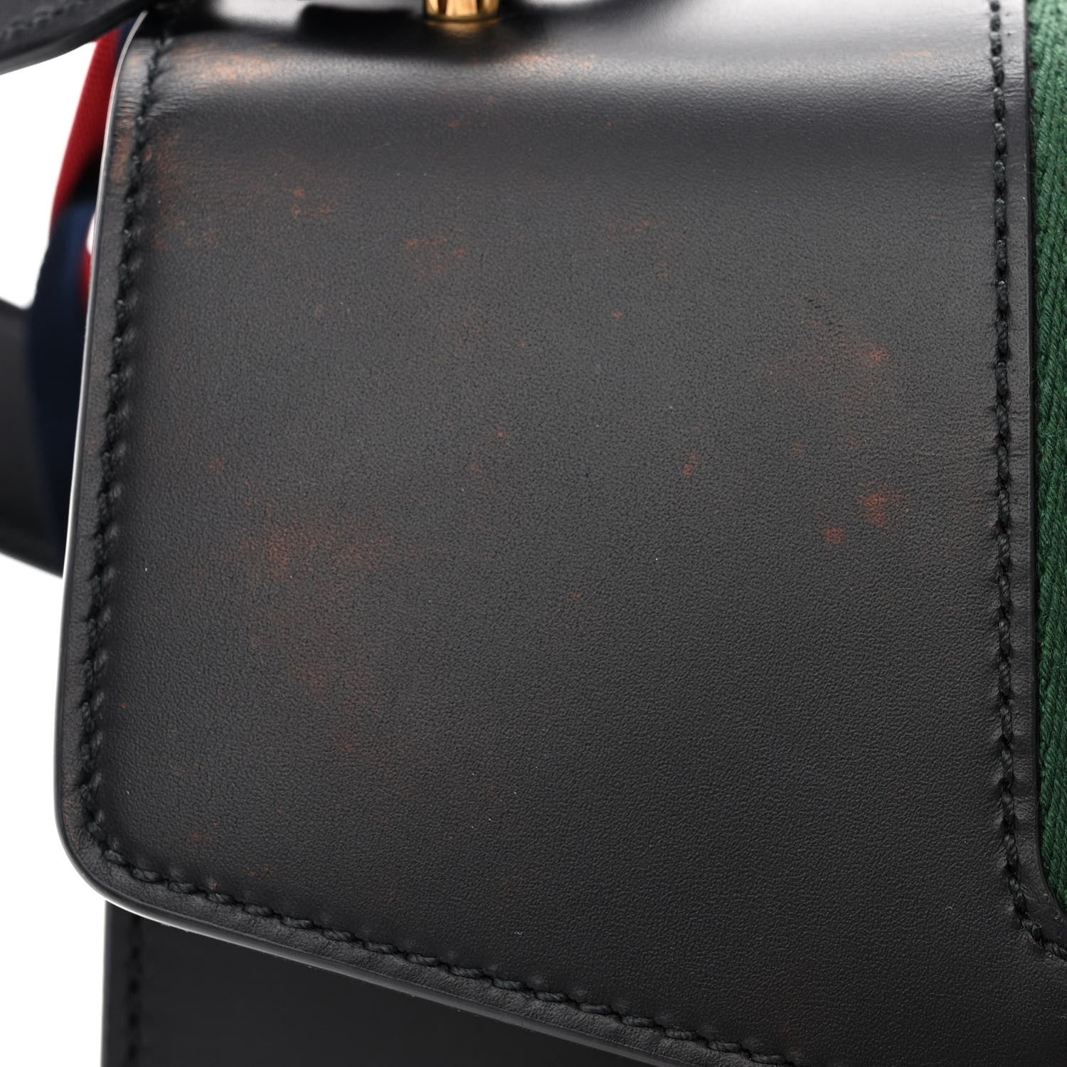 Gucci Calfskin Small Sylvie Shoulder Bag Black 15 of 16
