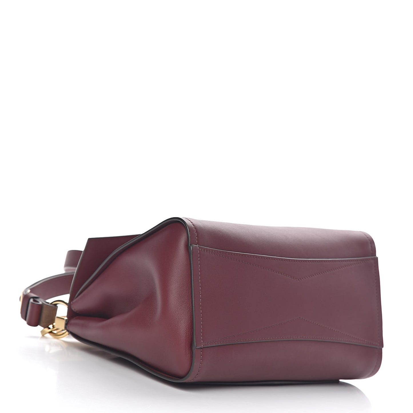 Calfskin Small Mystic Shoulder Bag Aubergine