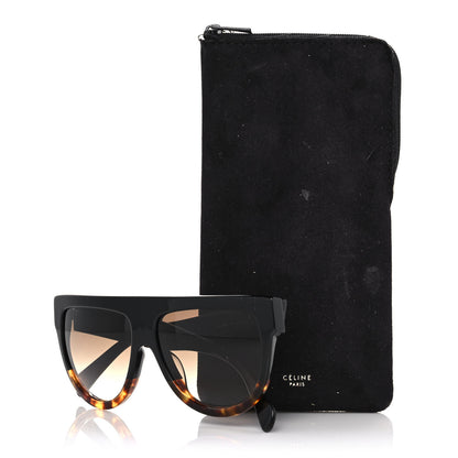 Celine Shadow Sunglasses CL 41026/S Black Havana 8 of 8