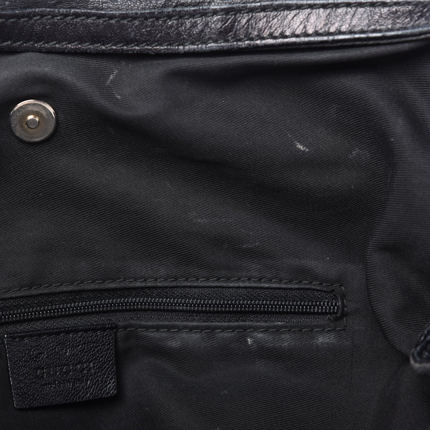 Guccissima Large Full Moon Tote Black