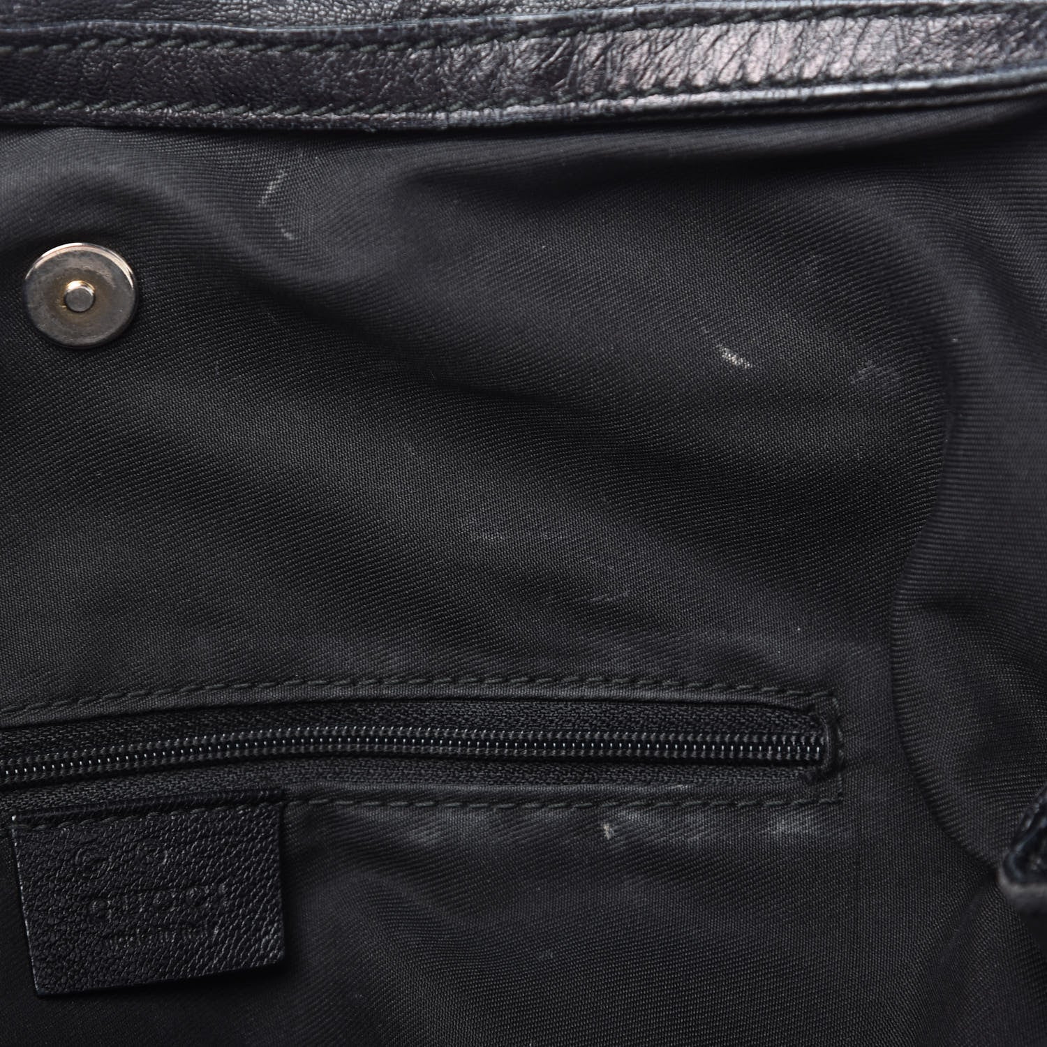 Gucci Guccissima Large Full Moon Tote Black 11 of 20