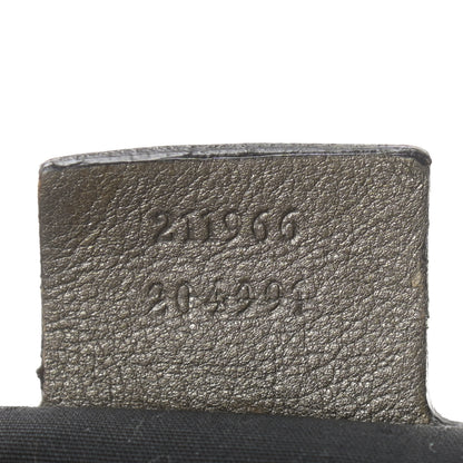 Gucci Guccissima Medium Jockey Hobo Metallic Pewter 6 of 12