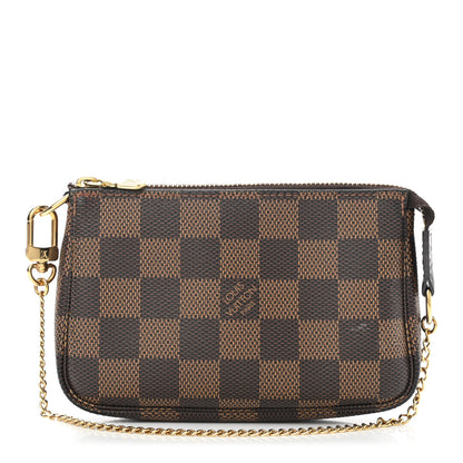 Louis Vuitton Damier Ebene Mini Pochette Accessories 1 of 8