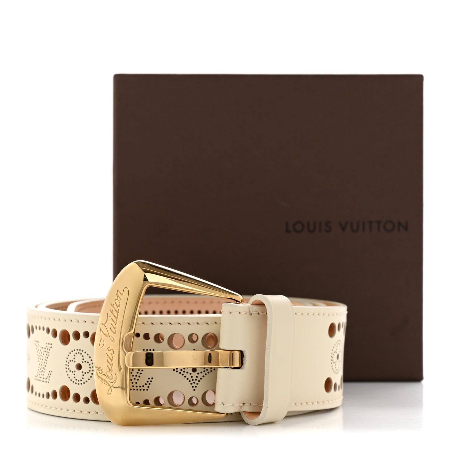 Nomade Perforation Belt 90 36 White