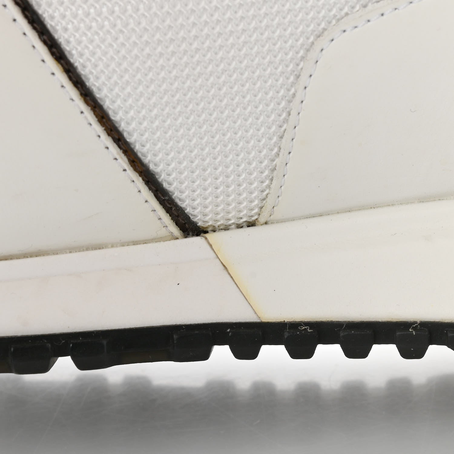 Louis Vuitton Calfskin Monogram Run Away Sneakers 38 White 13 of 14