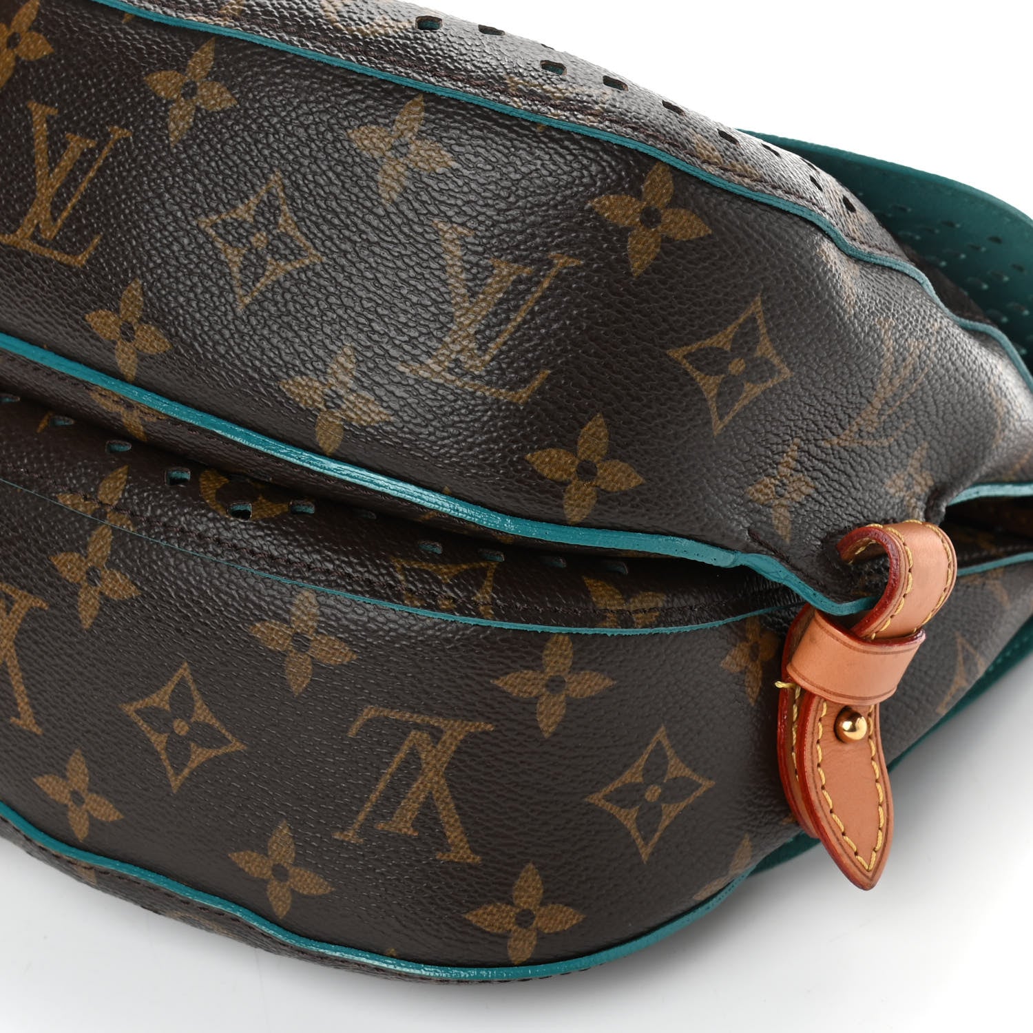 Louis Vuitton Monogram SC Flore Saumur Teal 10 of 12