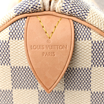 Louis Vuitton Damier Azur Speedy 30 6 of 11