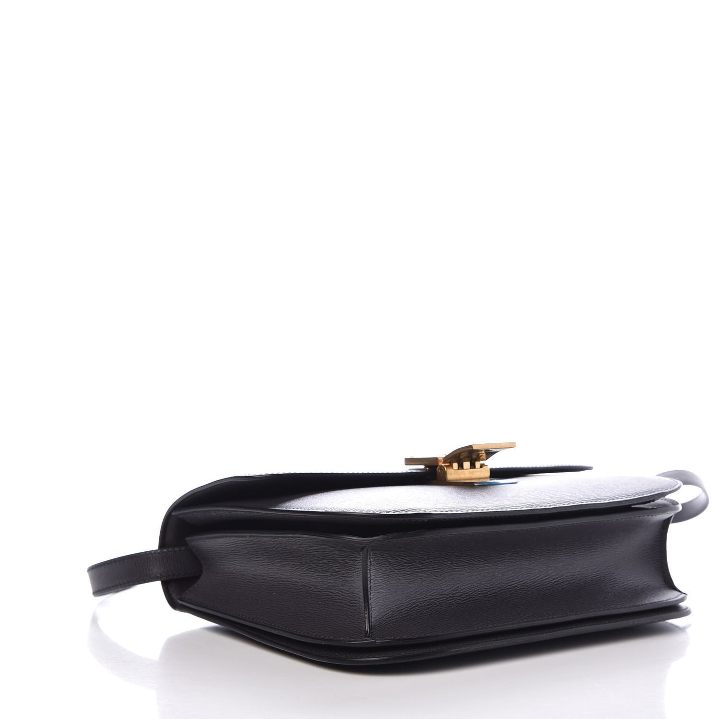 Liege Calfskin Medium Classic Box Flap Bag Liquorice