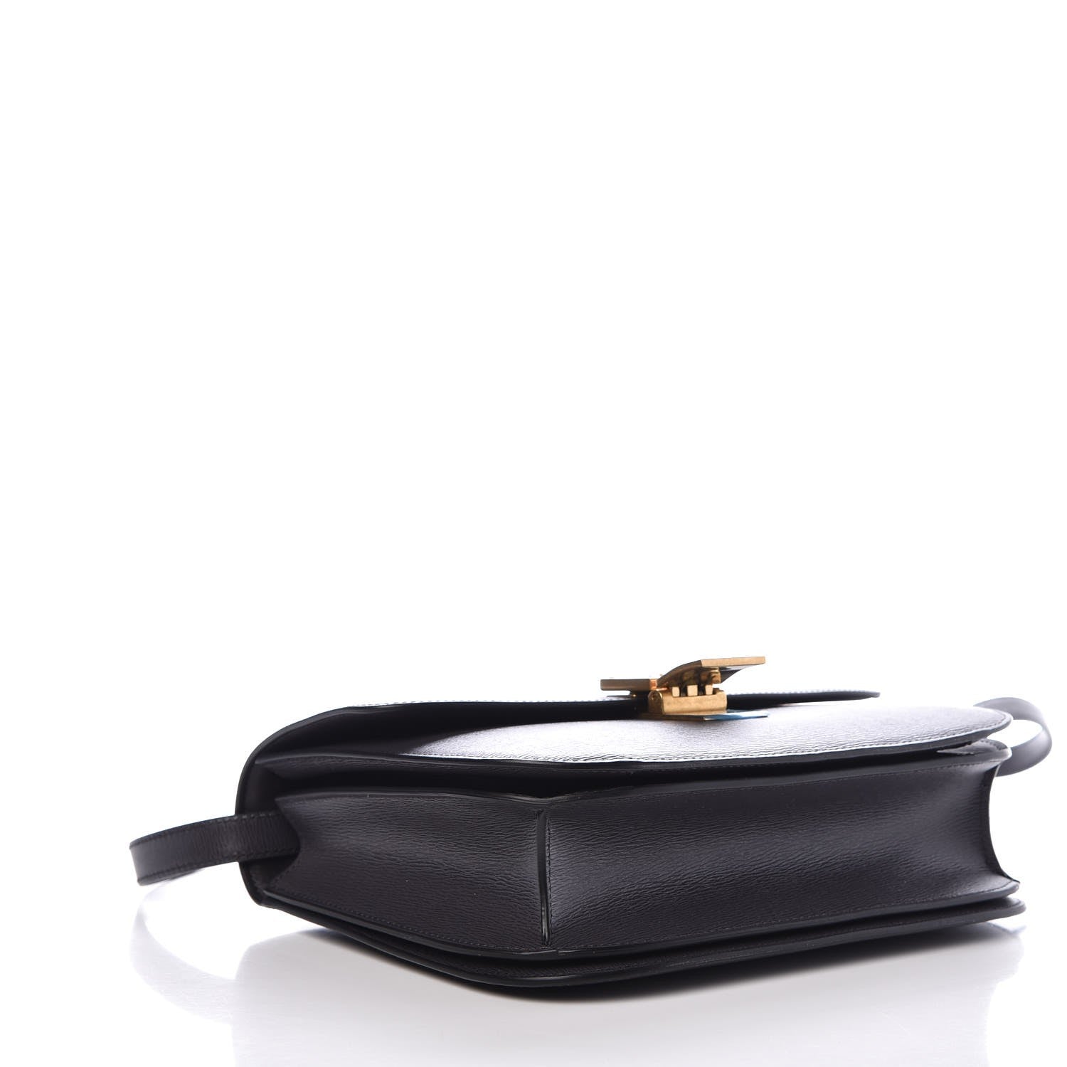 Celine Liege Calfskin Medium Classic Box Flap Bag Liquorice 4 of 8
