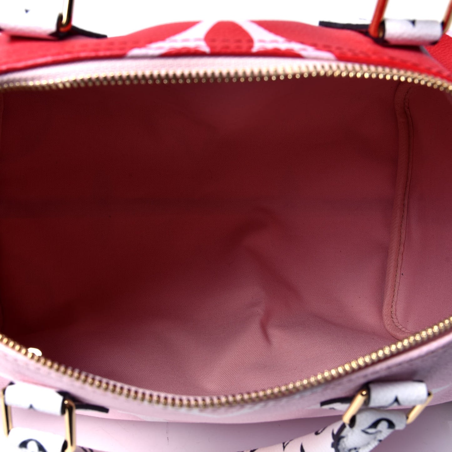 Monogram Giant Speedy Bandouliere 30 Rouge