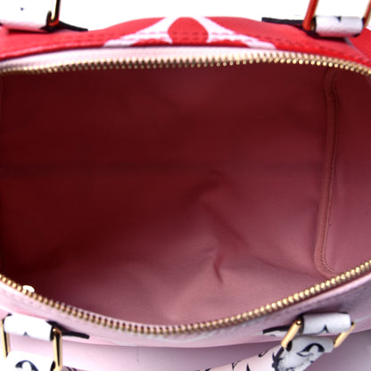 Louis Vuitton Monogram Giant Speedy Bandouliere 30 Rouge 5 of 5