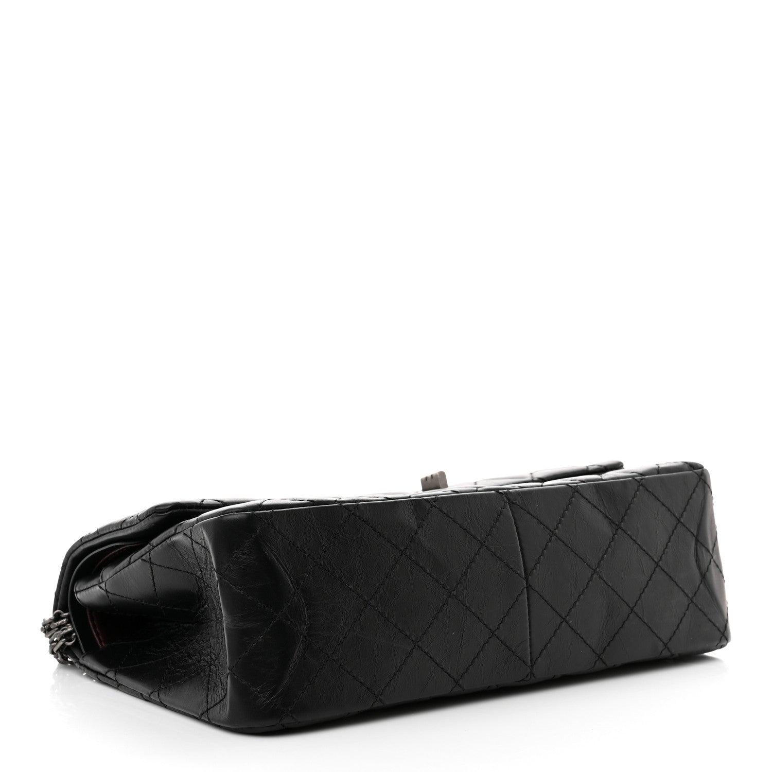 Chanel Aged Calfskin Quilted 2.55 Reissue 226 Flap Black 4 of 11